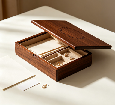 Classic Wooden Keepsake Box